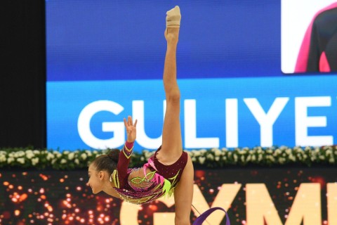 Bədii gimnastika üzrə “Ocaq kuboku” 3-cü günündə - FOTO