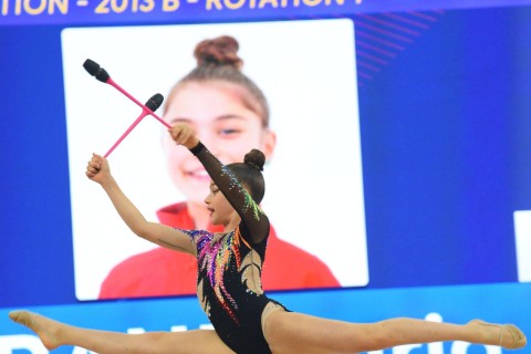 Bədii gimnastika üzrə “Ocaq kuboku” 3-cü günündə - FOTO