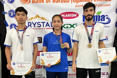 Azerbaijani badminton players clinch medal in Kampala - PHOTO