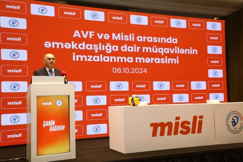 "Misli"dən voleybola böyük dəstək – AVF ilə müqavilə imzalanıb - FOTO