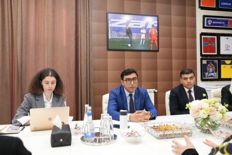 Fərid Qayıbov Zehra Zümrüd Selçuku qəbul edib - FOTO