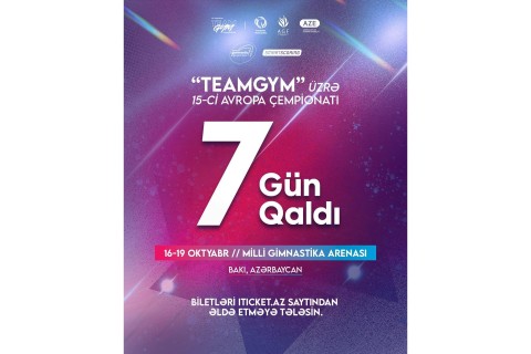 Семь дней до начала ЧЕ по TeamGym в Баку