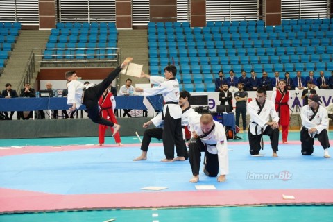 Taekvondo üzrə beynəlxalq turnirin açılışı mərasimi olub - FOTO