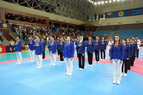 Taekvondo üzrə beynəlxalq turnirin açılışı mərasimi olub - FOTO