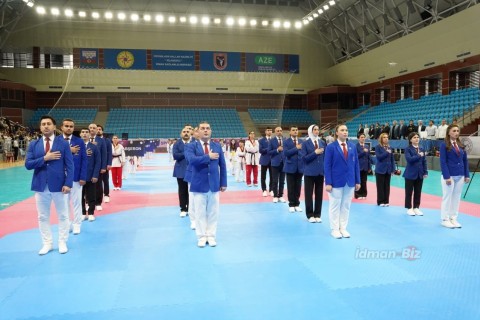 Taekvondo üzrə beynəlxalq turnirin açılışı mərasimi olub - FOTO