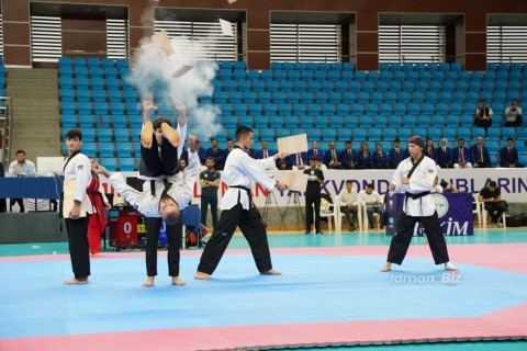 Taekvondo üzrə beynəlxalq turnirin açılışı mərasimi olub - FOTO