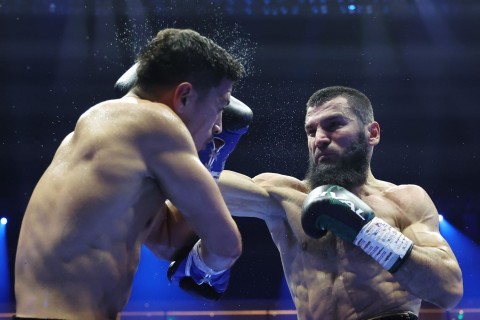 Even though Beterbiyev won, what was he dissatisfied with?