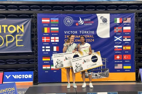 Azərbaycan badmintonçusu Türkiyədə qızıl qazanıb - FOTO