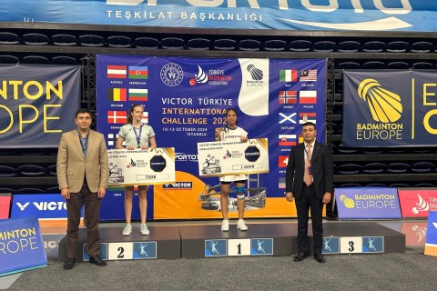 Azerbaijani badminton player won gold in Turkiye - PHOTO