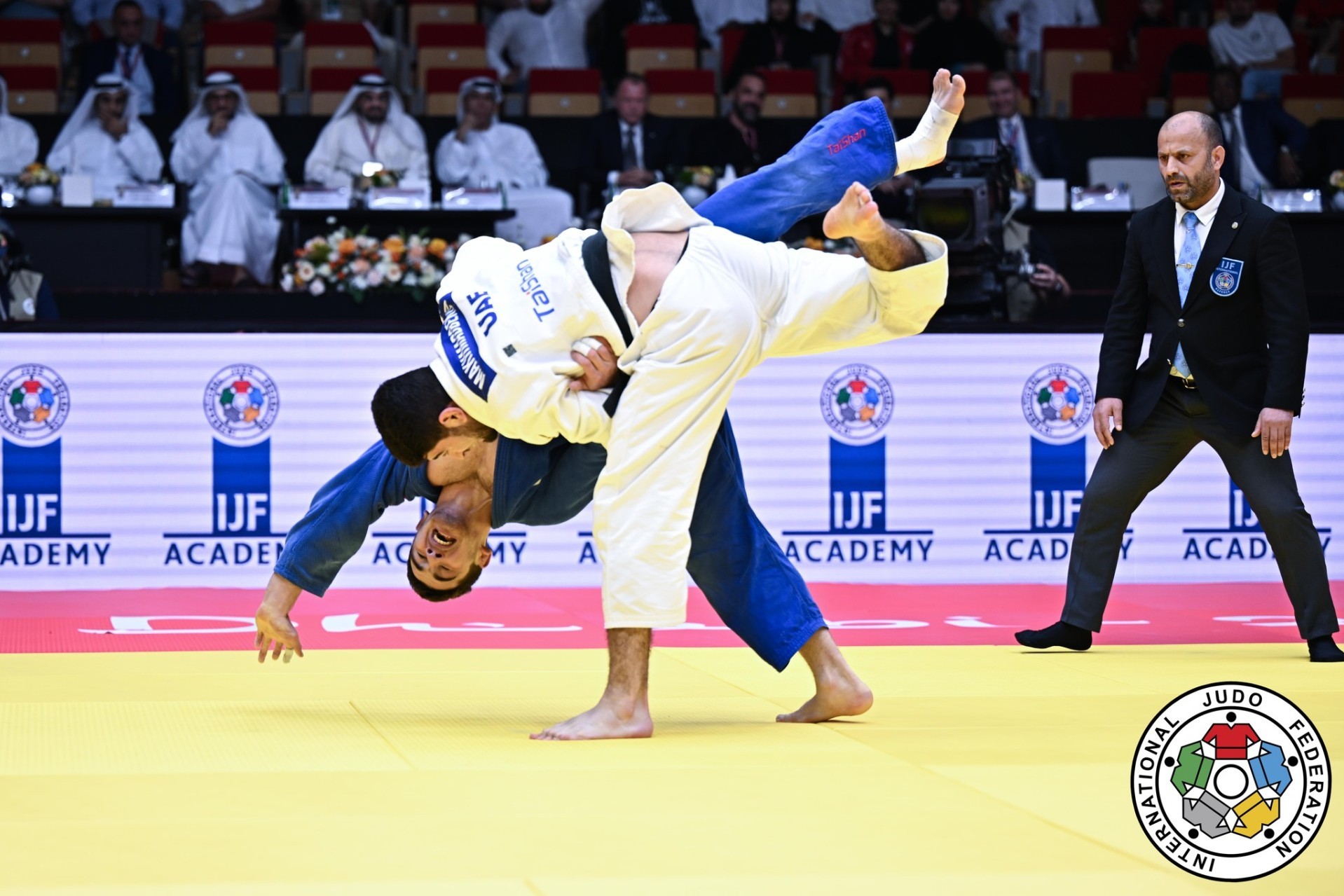 Nazim Umbayev represents Azerbaijan at Abu Dhabi Grand Slam as a referee