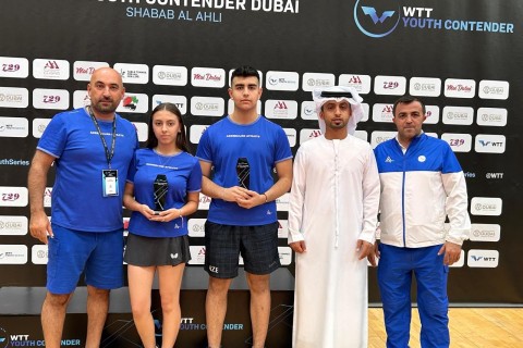 Azerbaijani players win bronze at WTT Youth Contender - PHOTO