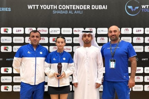 Azerbaijani players win bronze at WTT Youth Contender - PHOTO