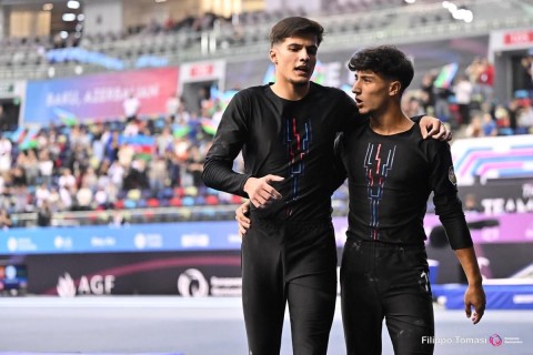 Azerbaijani Gymnasts at the European Championship - PHOTO