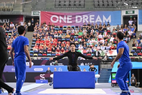 Azerbaijani Gymnasts at the European Championship - PHOTO