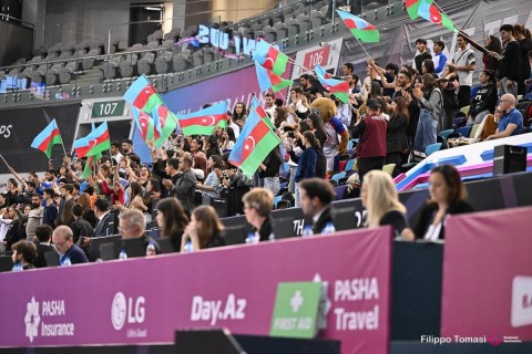 Azerbaijani Gymnasts at the European Championship - PHOTO