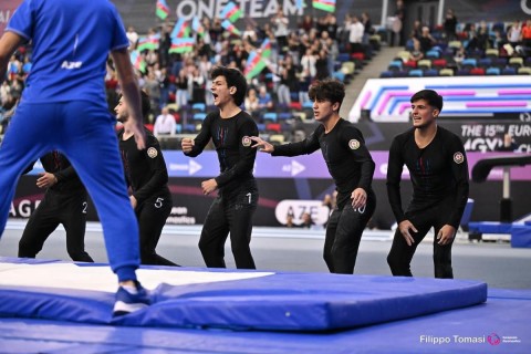 Azerbaijani Gymnasts at the European Championship - PHOTO