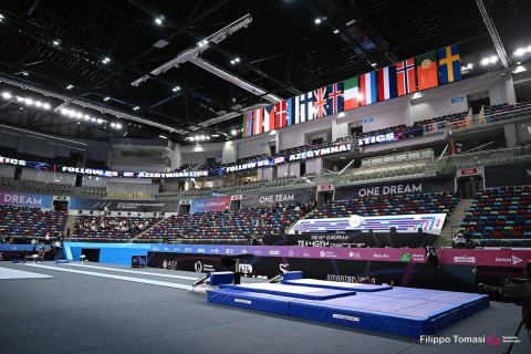 Azerbaijani Gymnasts at the European Championship - PHOTO