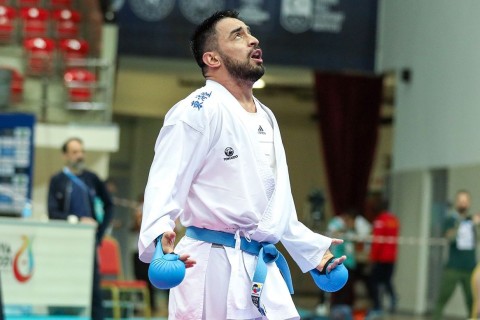 Azerbaijani karateka takes top spot at Belarus Open 2024 - PHOTO