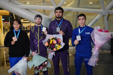 Azerbaijani boxers return home with four medals from Sofia - PHOTO