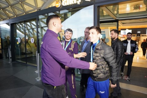 Azerbaijani boxers return home with four medals from Sofia - PHOTO