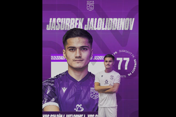 Sumgayit FC signs Uzbek midfielder Jasurbek Jaloliddinov