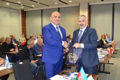 Special gift from Azerbaijan to the EWF President - PHOTO