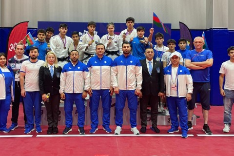 Azerbaijani judokas secure first place at the Gymnasiade