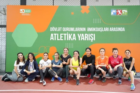 Dövlət qurumları arasında atletika yarışı keçirilib - FOTO