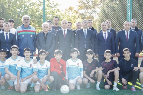 Kəngərlidə minifutbol meydançasında açılış - FOTO