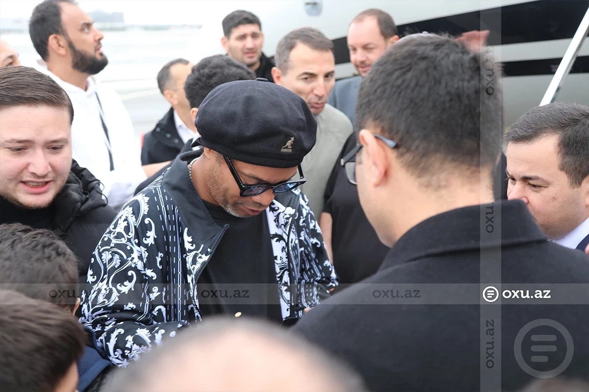 Ronaldinho concludes his visit to Baku - PHOTO