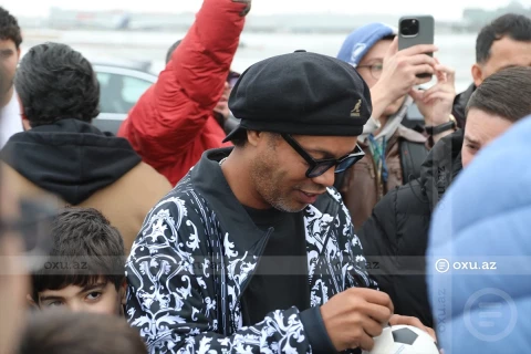 Ronaldinho concludes his visit to Baku - PHOTO