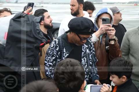 Ronaldinho concludes his visit to Baku - PHOTO