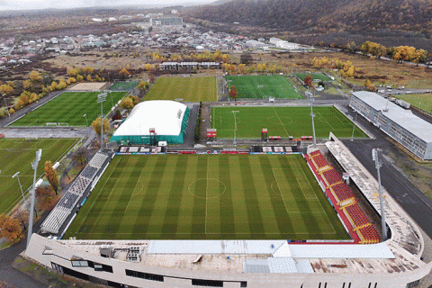 Qəbələ şəhər stadionu millimizin oyununa hazırdır - FOTO - VİDEO