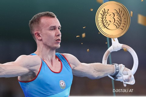 Gimnastlarımızdan Daşkənddə 5 medal - FOTO