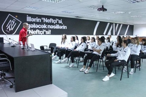 Seminar for Neftchi coaches and players – PHOTO