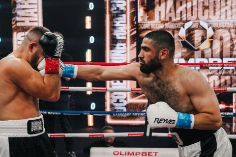 Azerbaijani boxer knocks Out opponent in the first round - VIDEO