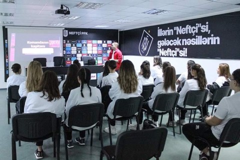 Seminar for Neftchi coaches and players – PHOTO