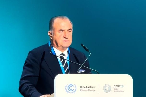 Fatih Terim expresses support for Azerbaijan and Gurban Gurbanov at COP29 - VIDEO