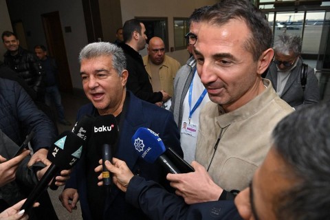 Barcelona President: "I am pleased to be in Azerbaijan"