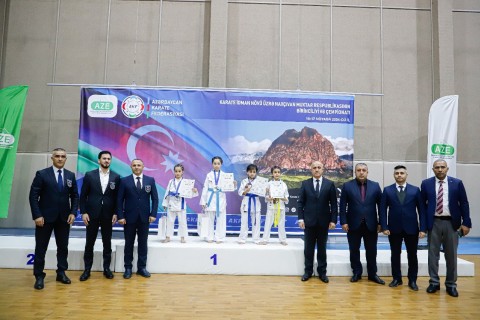 Karate üzrə muxtar respublika çempionatı və birinciliyi keçirilib - FOTO