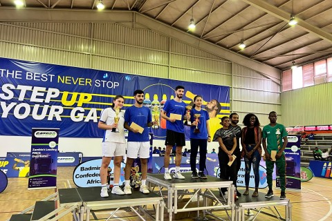 Badmintonçularımızdan Zambiyada 7 medal - FOTO