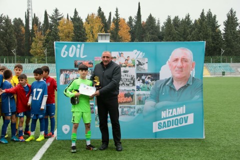 Nizami Sadıqovun yubileyi münasibətilə turnir keçirilib - FOTO