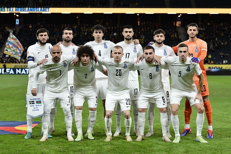 Azerbaijan ranks among Europe's mid-tier teams in 2024 national football standings