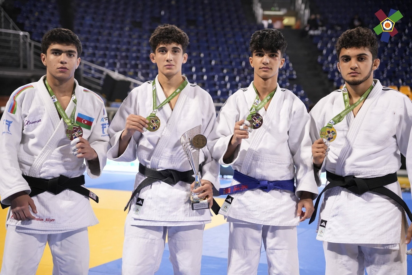 Azerbaijani judokas won 4 medals on the first day of the European Cup - PHOTO