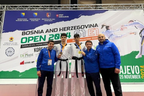 2 медали наших тхэквондистов на "Bosnia Open"