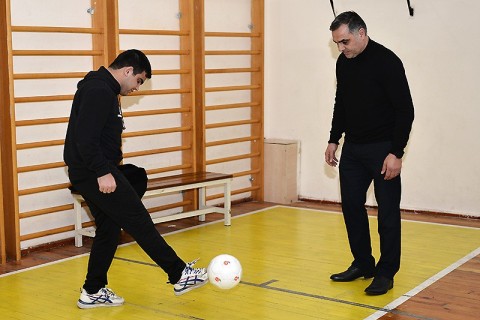 Sağlamlıq imkanları məhdud uşaqlarla görüş - FOTO