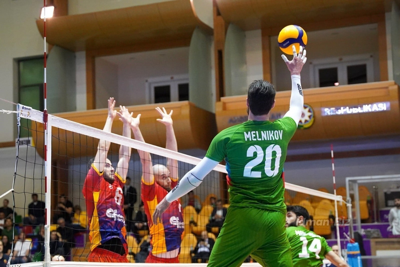 Yığmamızın voleybolçusu avrokubok oyununda fərqlənib