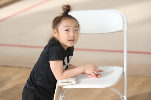 South Korean gymnasts train at the National Gymnastics Arena - PHOTO