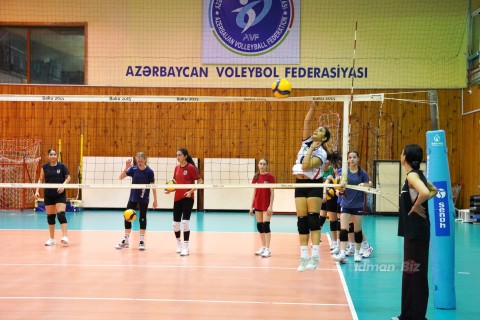 Learning volleyball with Alla Hasanova: Future stars in the making – PHOTO