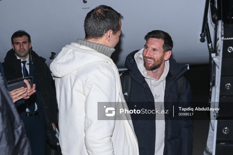 Lionel Messi and Inter Miami stars arrive in Baku - PHOTO & VIDEO